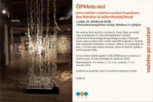 Vabilo ČIPKASTE VEZI